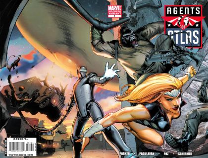 Agents of Atlas, Vol. 2 Dark Reign - First Contact / Wolverine: Agent of Atlas |  Issue#1C | Year:2009 | Series:  | Pub: Marvel Comics | Carlo Pagulayan 2nd Printing Variant Cover