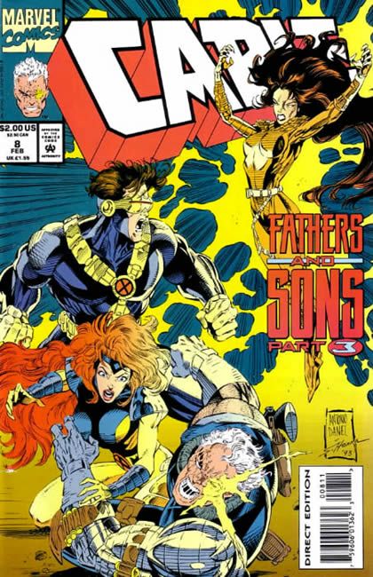 Cable, Vol. 1 Fathers and Sons, Part Three |  Issue#8A | Year:1993 | Series:  | Pub: Marvel Comics | Direct Edition