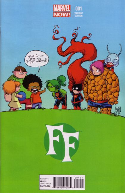 FF, Vol. 2 Parts Of A Hole |  Issue#1C | Year:2012 | Series: Fantastic Four | Pub: Marvel Comics | Skottie Young Baby Variant Cover