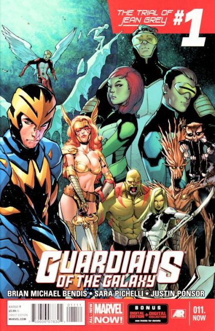 Guardians of the Galaxy, Vol. 3 The Trial of Jean Grey - Part 2 |  Issue#11.NOW-A | Year:2014 | Series: Guardians of the Galaxy | Pub: Marvel Comics | Regular Sara Pichelli Cover