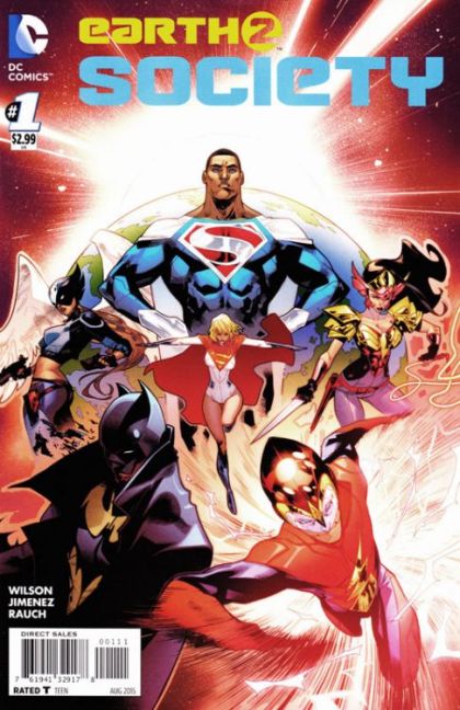 Earth 2: Society Planetfall |  Issue#1A | Year:2015 | Series:  | Pub: DC Comics | Jorge Jimenez Regular Cover