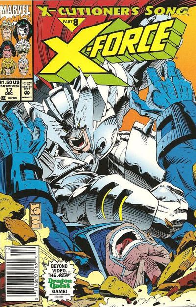 X-Force, Vol. 1 X-Cutioner's Song - Part 8: Sleeping With The Enemy |  Issue#17B | Year:1992 | Series: X-Force | Pub: Marvel Comics | Newsstand Edition