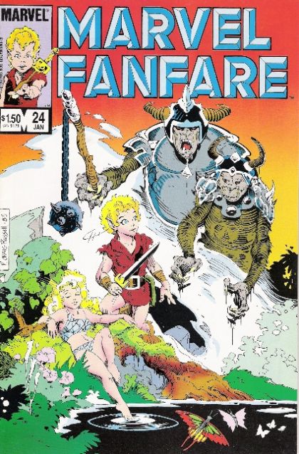 Marvel Fanfare, Vol. 1 The Were-Men of Lord Raven; Elegy |  Issue#24 | Year:1985 | Series:  | Pub: Marvel Comics |