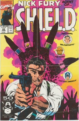 Nick Fury Agent of Shield, Vol. 4 The Camouflaged Commemoratives Affair |  Issue#24 | Year:1991 | Series: Nick Fury - Agent of S.H.I.E.L.D. | Pub: Marvel Comics |