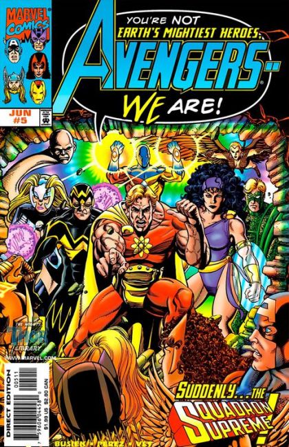 The Avengers, Vol. 3 Accusation Most Foul |  Issue#5A | Year:1998 | Series: Avengers | Pub: Marvel Comics | Direct Edition