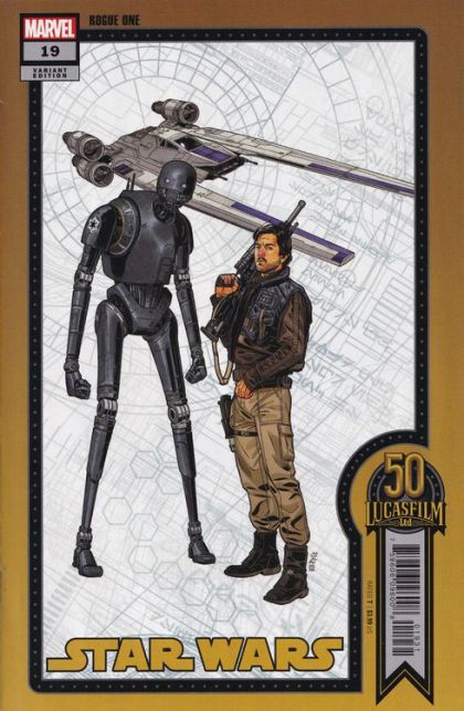 Star Wars, Vol. 3 (Marvel) Crimson Reign - Dangerous Turn |  Issue#19C | Year:2021 | Series: Star Wars | Pub: Marvel Comics | Chris Sprouse Lucasfilm 50th Anniversary Variant
