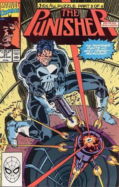The Punisher, Vol. 2 Jigsaw Puzzle, Part 3: Perilous Passage |  Issue#37A | Year:1990 | Series: Punisher | Pub: Marvel Comics | Direct Edition