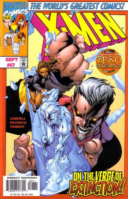 X-Men, Vol. 1 Operation: Zero Tolerance - The End of Days |  Issue#67A | Year:1997 | Series: X-Men | Pub: Marvel Comics | Direct Edition