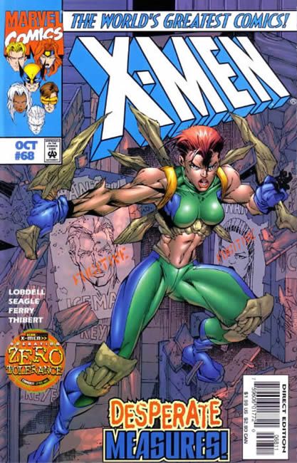 X-Men, Vol. 1 Operation: Zero Tolerance - Heart of the Matter |  Issue#68A | Year:1997 | Series: X-Men | Pub: Marvel Comics | Direct Edition