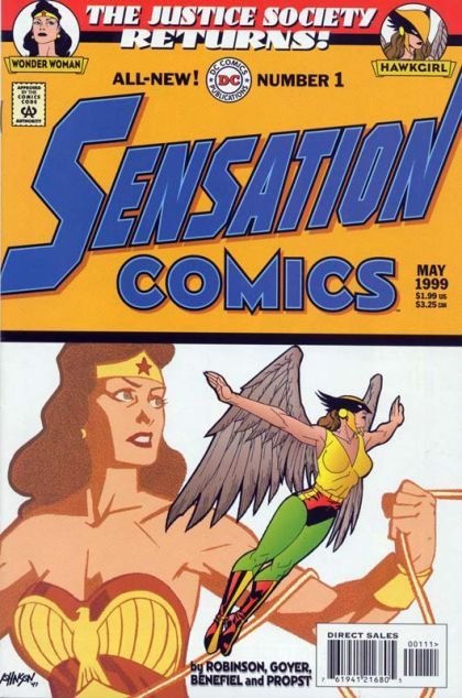 Sensation Comics, Vol. 2 The Justice Society Returns! - Justice Society Returns, Womanly Deeds and Manly Words |  Issue#1 | Year:1999 | Series: JSA | Pub: DC Comics |