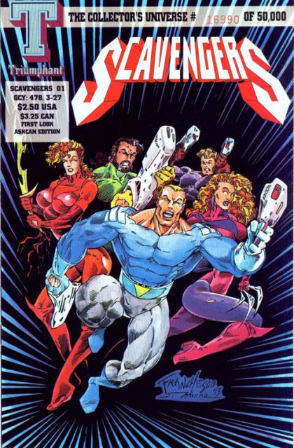 Scavengers (Triumphant)  |  Issue#1B | Year:1993 | Series:  | Pub: Triumphant Comics | Ashcan Edition - Numbered to 50,000