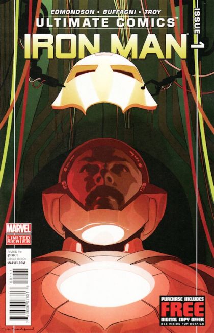 Ultimate Comics Iron Man Demon in the Armor, Part 1 |  Issue#1A | Year:2012 | Series:  | Pub: Marvel Comics | Regular Frank Stockton Cover