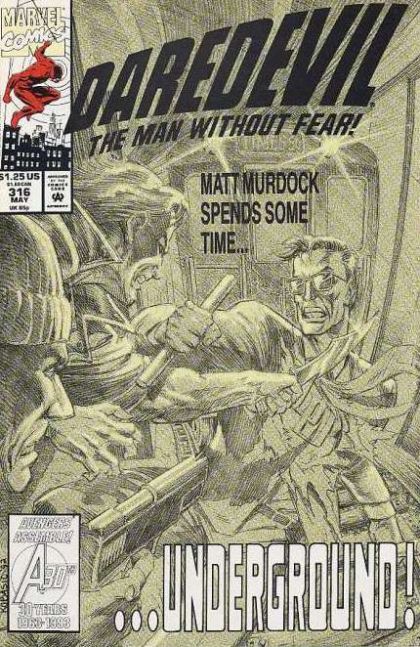 Daredevil, Vol. 1 Fare Play |  Issue#316A | Year:1993 | Series: Daredevil | Pub: Marvel Comics | Direct Edition