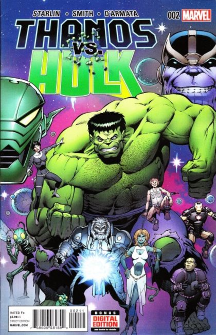 Thanos vs. Hulk Duelality |  Issue#2A | Year:2015 | Series:  | Pub: Marvel Comics | Jim Starlin regular