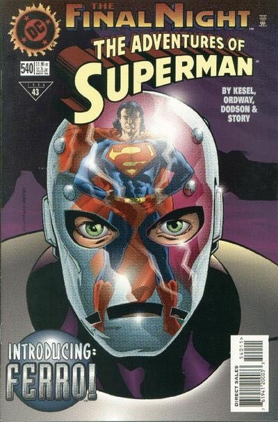 The Adventures of Superman Final Night - Curtain Call |  Issue#540A | Year:1996 | Series: Superman | Pub: DC Comics | Direct Edition