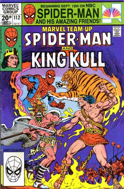 Marvel Team-Up, Vol. 1 A King Comes Riding |  Issue#112A | Year:1981 | Series: Marvel Team-Up | Pub: Marvel Comics | Direct Edition