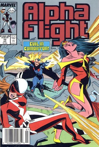 Alpha Flight, Vol. 1 End Game |  Issue#72A | Year:1989 | Series: Alpha Flight | Pub: Marvel Comics |