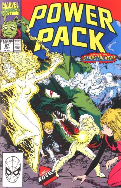 Power Pack, Vol. 1 Fire |  Issue#57 | Year:1990 | Series: Power Pack | Pub: Marvel Comics |