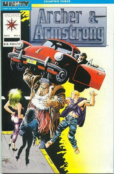 Archer & Armstrong, Vol. 1 Unity - Part 3: Up Against The Wall, Mother |  Issue#1 | Year:1992 | Series:  | Pub: Valiant Entertainment |