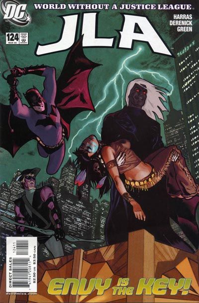 JLA World Without A Justice League, Envy Is the Key |  Issue#124A | Year:2006 | Series: JLA | Pub: DC Comics | Direct Edition