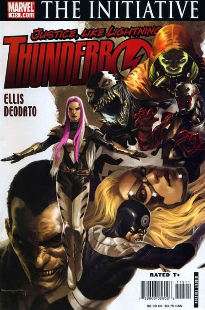 Thunderbolts, Vol. 1 The Initiative - Faith In Monsters, Part 6 |  Issue#115A | Year:2007 | Series: Thunderbolts | Pub: Marvel Comics | Marko Djurdjević Regular