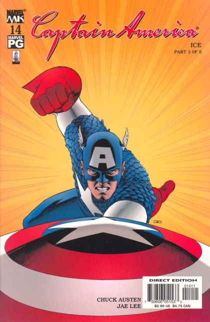 Captain America, Vol. 4 Ice, Part 3 |  Issue#14A | Year:2003 | Series: Captain America | Pub: Marvel Comics | Direct Edition