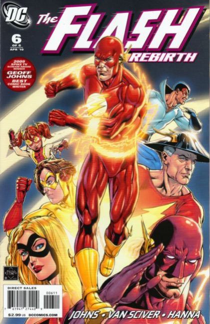 The Flash: Rebirth Fastest Man Alive |  Issue#6A | Year:2010 | Series: Flash | Pub: DC Comics | Ethan Van Sciver Regular Cover