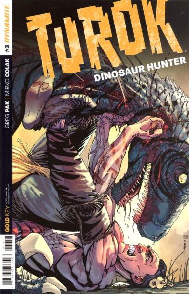 Turok: Dinosaur Hunter, Vol. 2 Primal |  Issue#3A | Year:2014 | Series:  | Pub: Dynamite Entertainment | Bart Sears Cover