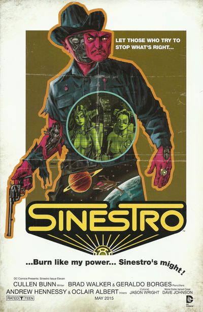 Sinestro Spoils of War |  Issue#11B | Year:2015 | Series:  | Pub: DC Comics | Movie Poster Variant Cover