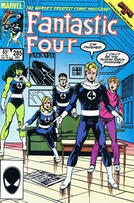 Fantastic Four, Vol. 1 Secret Wars II - Hero |  Issue#285A | Year:1985 | Series: Fantastic Four | Pub: Marvel Comics |