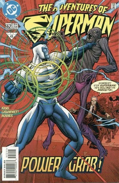 The Adventures of Superman Control of Power |  Issue#552A | Year:1997 | Series: Superman | Pub: DC Comics | Direct Edition