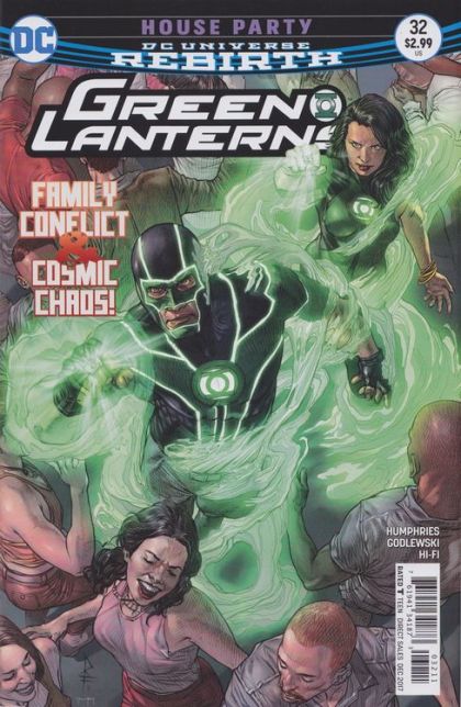 Green Lanterns House Party |  Issue#32A | Year:2017 | Series: Green Lantern | Pub: DC Comics | Riccardo Federici Regular