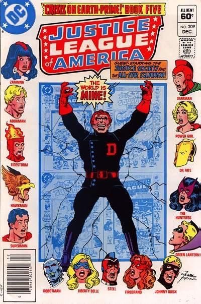 Justice League of America, Vol. 1 Crisis On Earth-Prime - Crisis On Earth-Prime, Let Old Acquaintances Be Forgot... |  Issue#209B | Year:1982 | Series: Justice League | Pub: DC Comics |
