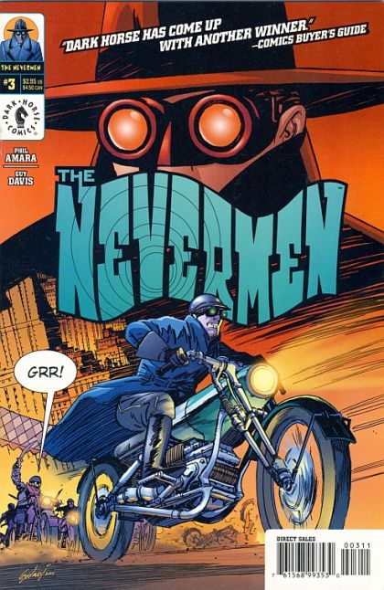The Nevermen Hello, Goodbye, Goodnight |  Issue#3 | Year:2000 | Series: Nevermen | Pub: Dark Horse Comics |