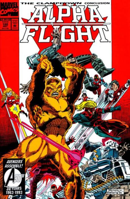 Alpha Flight, Vol. 1 The Clampdown!, Part 3 |  Issue#120 | Year:1993 | Series: Alpha Flight | Pub: Marvel Comics |