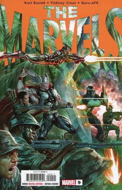 The Marvels The Forgotten War |  Issue#9A | Year:2022 | Series:  | Pub: Marvel Comics | Regular Alex Ross Cover
