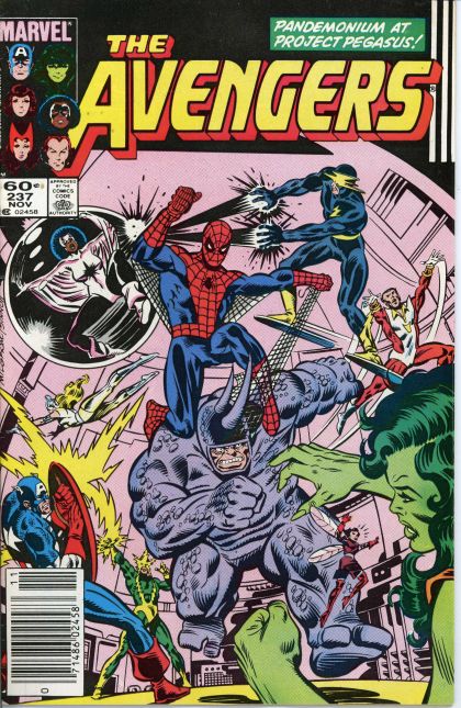 The Avengers, Vol. 1 Meltdowns and Mayhem |  Issue#237B | Year:1983 | Series: Avengers | Pub: Marvel Comics | Newsstand Edition