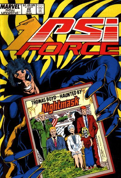 Psi Force The Kick Inside |  Issue#22 | Year:1988 | Series: New Universe | Pub: Marvel Comics |