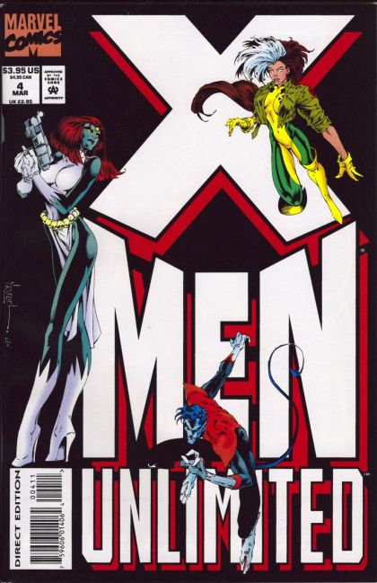 X-Men Unlimited, Vol. 1 Theories Of Relativity |  Issue#4A | Year:1994 | Series: X-Men | Pub: Marvel Comics | Direct Edition