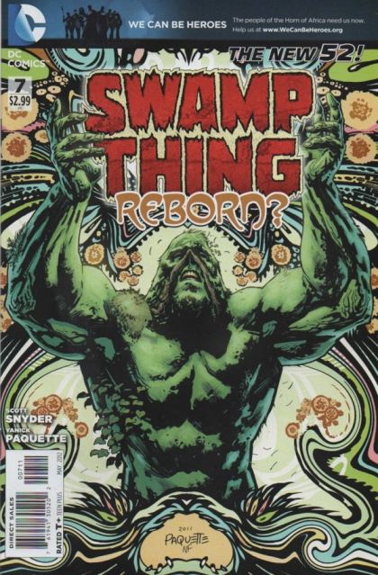 Swamp Thing, Vol. 5 Swamp Thing |  Issue#7A | Year:2012 | Series: Swamp Thing | Pub: DC Comics | Yanick Paquette Regular