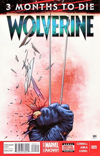 Wolverine, Vol. 6 Three Months to Die - Games of Deceit and Death, Part Two |  Issue#9A | Year:2014 | Series: Wolverine | Pub: Marvel Comics | Regular Steve McNiven Cover