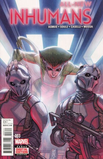 All-New Inhumans  |  Issue#3A | Year:2016 | Series: Inhumans | Pub: Marvel Comics | Stefano Caselli Regular Cover