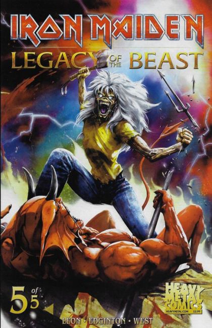 Iron Maiden: Legacy of The Beast Legacy of The Beast |  Issue#5A | Year:2018 | Series:  | Pub: Heavy Metal Publications | Santi Casas Regular Cover