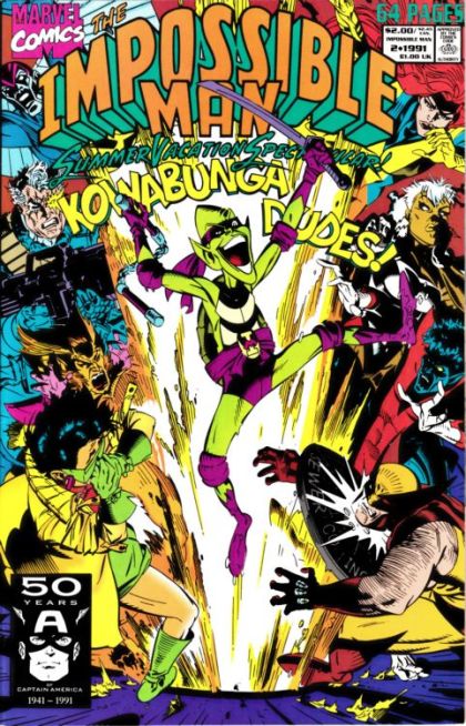The Impossible Man Summer Vacation Spectacular  |  Issue#2A | Year:1991 | Series:  | Pub: Marvel Comics | Direct Edition