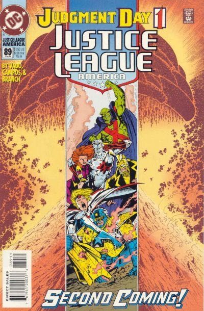 Justice League / International / America Judgment Day - Part 1: D-Day |  Issue#89A | Year:1994 | Series: Justice League | Pub: DC Comics | Direct Edition