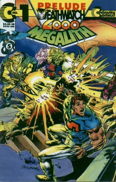 Megalith, Vol. 2 Deathwatch 2000  |  Issue#1 | Year:1993 | Series: Megalith | Pub: Continuity Comics | Gatefold Cover.