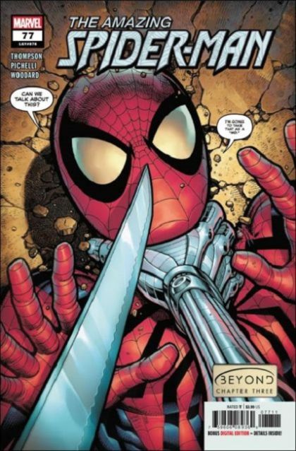 The Amazing Spider-Man, Vol. 5 Beyond, "Beyond: Chapter Three" |  Issue#77A | Year:2021 | Series: Spider-Man | Pub: Marvel Comics | Arthur Adams Regular Cover