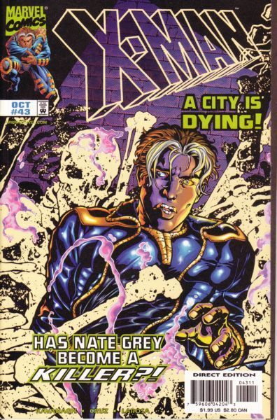 X-Man Inside Out |  Issue#43A | Year:1998 | Series: X-Men | Pub: Marvel Comics | Direct Edition