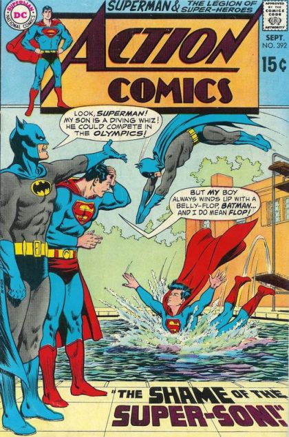 Action Comics, Vol. 1 The Shame of the Super-Son!; Tales of the Legion of Super-Heroes: The Legionnaires Who Never Were! |  Issue#392 | Year:1970 | Series:  | Pub: DC Comics |