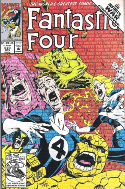 Fantastic Four, Vol. 1 Infinity War - Forever Evil |  Issue#370A | Year:1992 | Series: Fantastic Four | Pub: Marvel Comics | Direct Edition